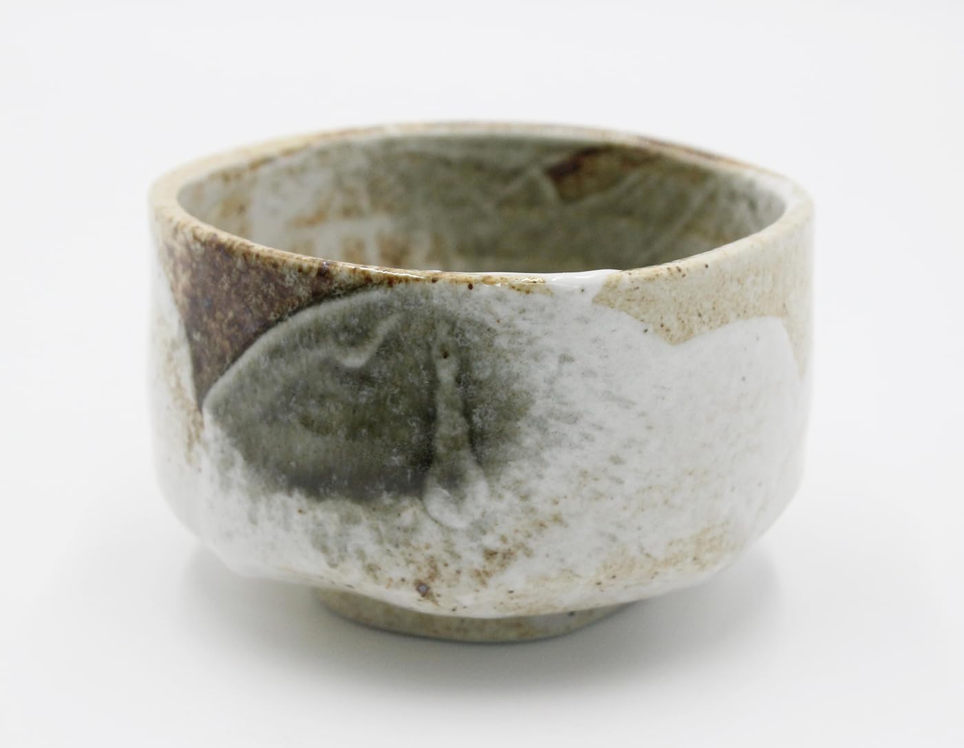 Waraku Fuuka Japanese Traditional Handcrafted Mino Matcha Chawan Tea Bowl Cup Ceremony Tableware Pottery (Yuki Shino)