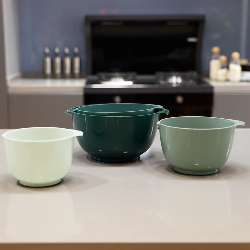 BoxedHome Plastic Mixing Bowl Set of 4, BPA free