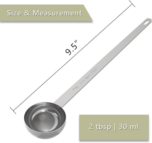 1PCS Extra Long Handle Coffee Scoop, 2Tbsp(30ml) Measuring Spoon