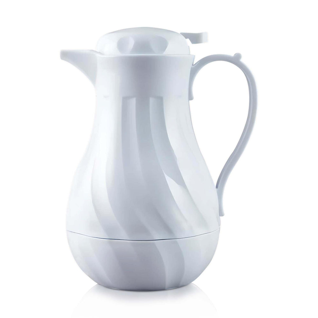 OCS Parts 42 oz 10-Inch White Insulated Thermal Coffee Carafe
