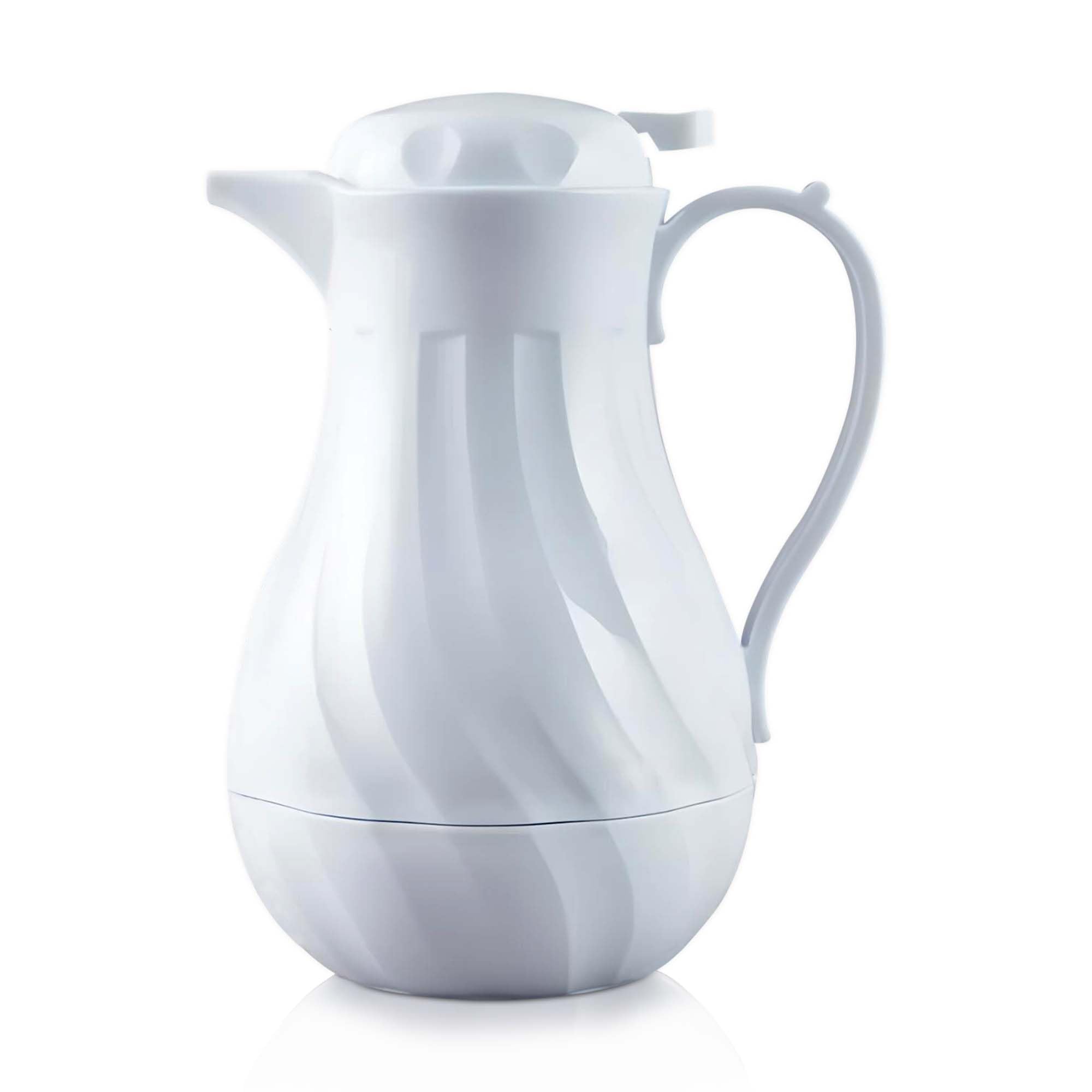 OCS Parts 42 oz 10-Inch White Insulated Thermal Coffee Carafe