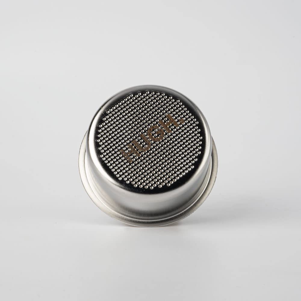 IMS B60 H26 51mm Precision Filter Basket — Authentic Italian IMS Competition Basket — 593 Holes, 14-18g — Fits Leverpresso, De'Longhi Dedica EC685, Casabrews | 304 Stainless Steel by HUGH