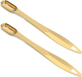 2 Pcs 1/4 Teaspoon(1.25 mL | 1/4 Tsp | 1/16 Tbsp | 1.25 cc | 1/32 oz) Stainless Steel Single Measuring Spoon, Long Handle Metal Measuring Spoon, Kitchen Gadgets for Cooking & Baking(Gold)