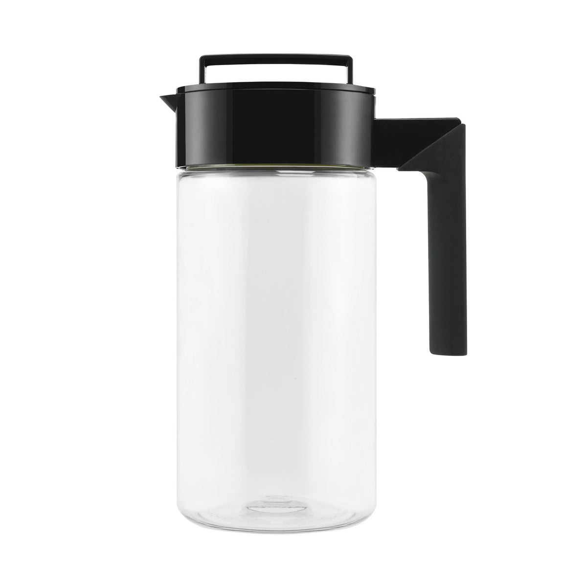 Takeya Airtight Pitcher - Durable BPA-Free Eastman Tritan Odor/Stain-Resistant Leakproof Lid for Iced Tea/Water Easy-Grip Silicone Handle Spill-Free Spout Fridge-Friendly Made in USA 2 Quart/Raspberry