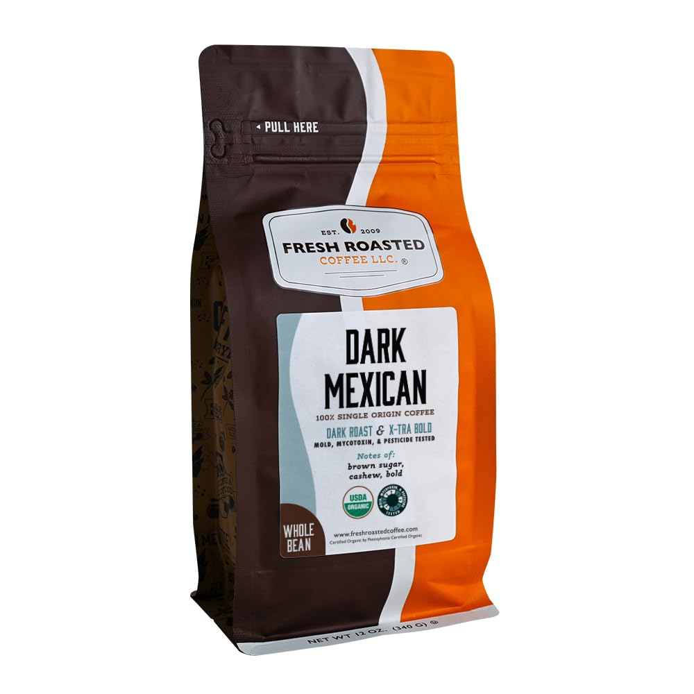 Fresh Roasted Coffee, 100% Colombian Whole Bean Coffee, Medium Roast, Kosher, 2 lb (32 oz)