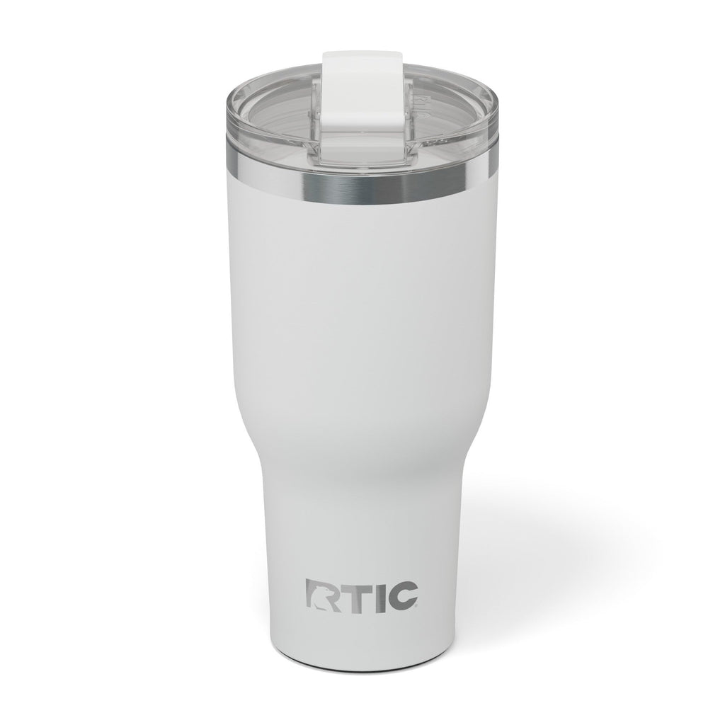 RTIC 40oz Essential Tumbler with Lid, Ceramic Lined, White