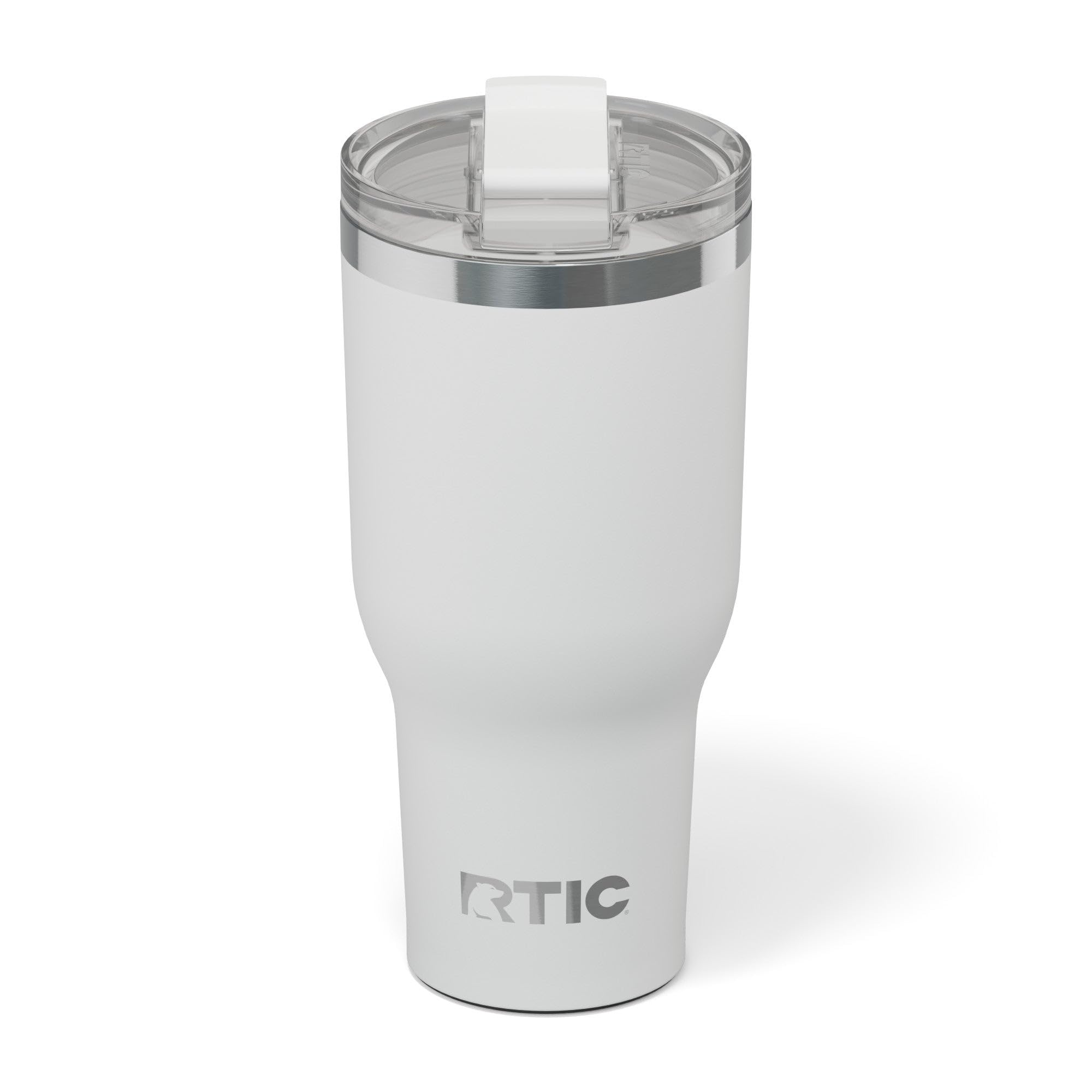 RTIC 40oz Essential Tumbler with Lid, Ceramic Lined, White
