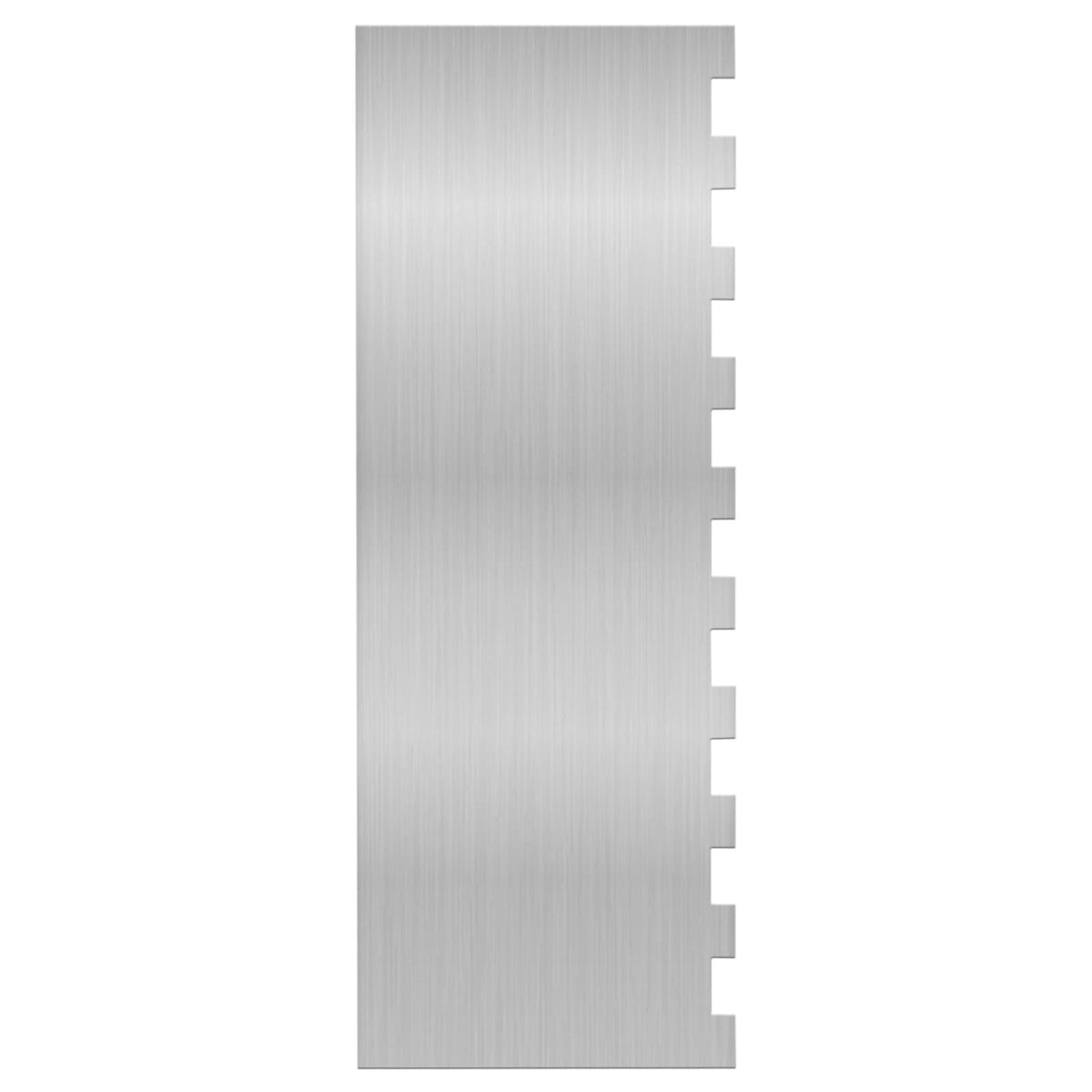 3 Pieces 8.7 Inche Stainless Steel Cake Scraper，Double Sided Patterned Edge Stripe Edge Smoother Scraper Cake Decorating，Cake Decorating Comb Cake Scraper (3, 3)
