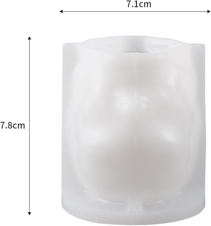 Silicone Skull Head Mold - Silicone Resin Casting Molds for Candle & Resin & Soap Craft Supplies