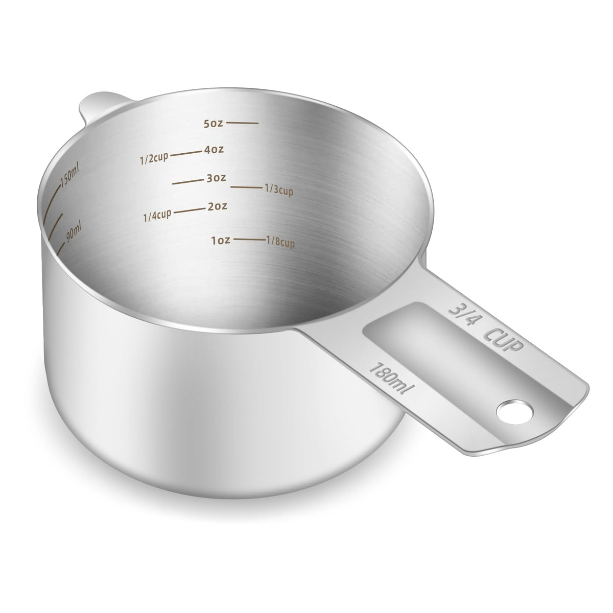 1PCS 1/4Cup (60ml, 2oz) Measuring Cup, Etched Inner Scale Measure Scoop
