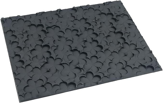mostsom Silicone Lace Cake Mold Flower Impression Mat for Baking, Non-Stick Flexible Silicone Decorating Mat for Cakes, Cookies, Pastry, Chocolate, Fondant - Dishwasher Safe (E_ Flower)