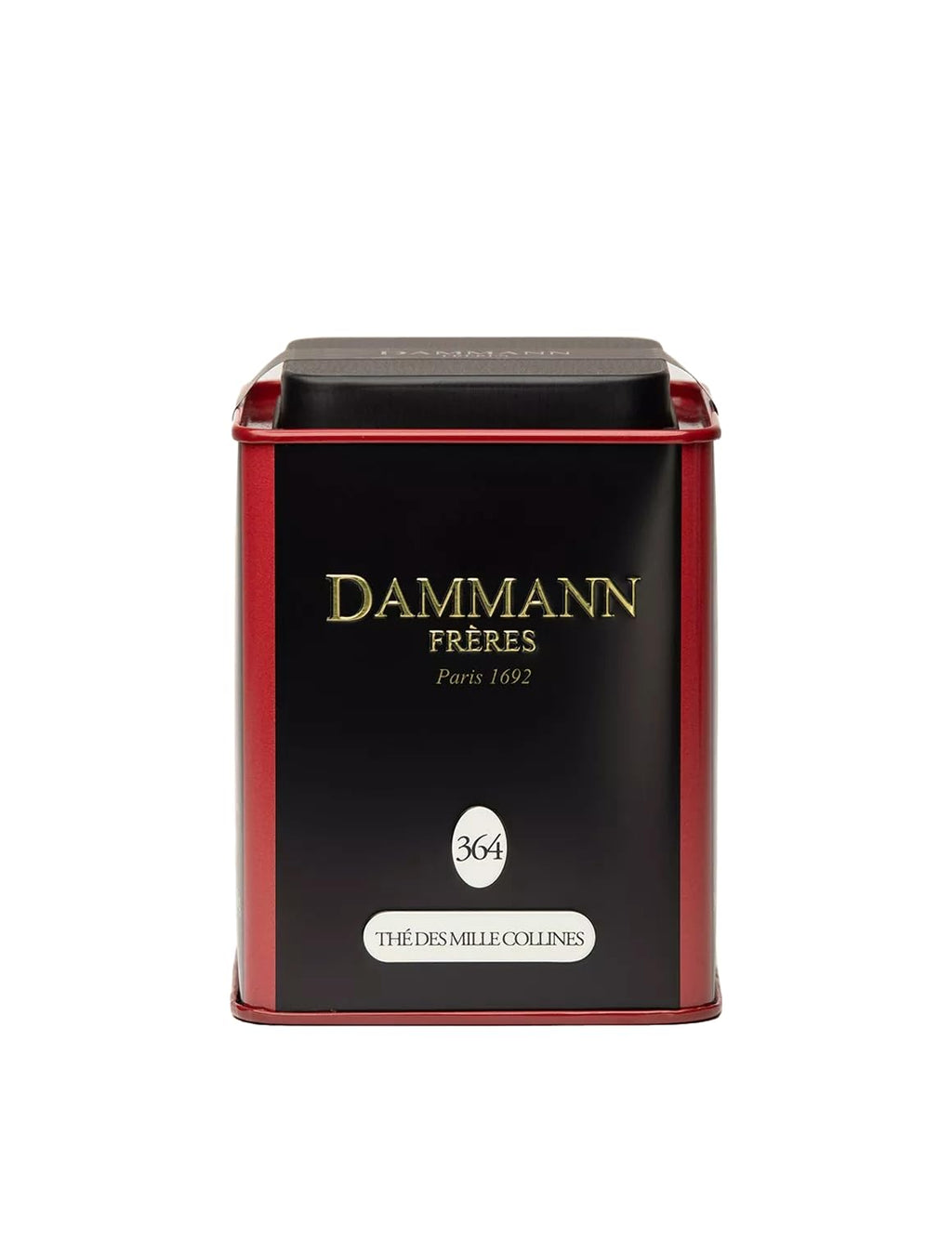 Dammann Freres Loose Leaf, Thé des Mille Collines (Chaï), Premium Gourmet French Black Tea, Blend Ginger, Cinnamon, Cardamom Flavors, 5.3 Ounce Tin
