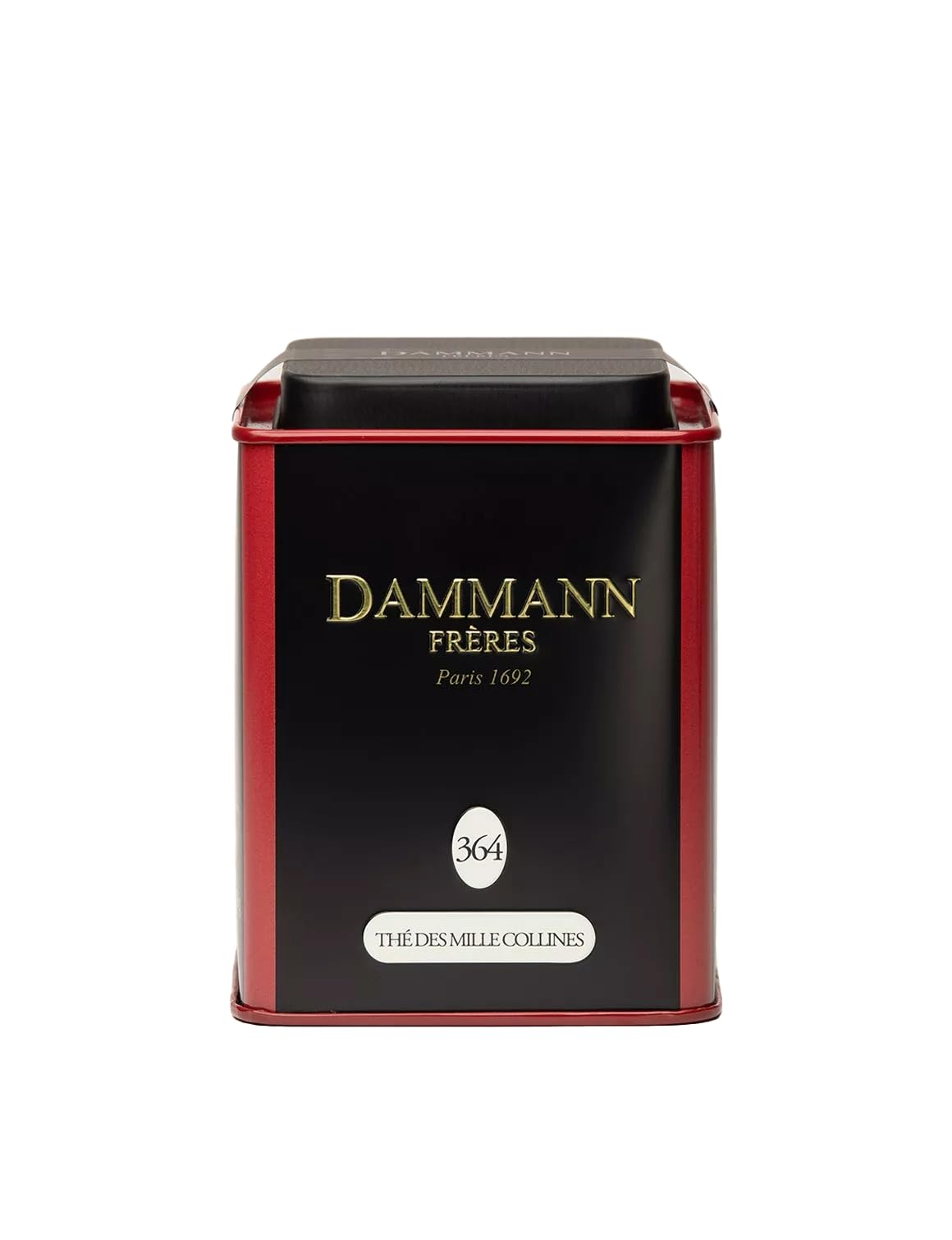 Dammann Freres Loose Leaf, Thé des Mille Collines (Chaï), Premium Gourmet French Black Tea, Blend Ginger, Cinnamon, Cardamom Flavors, 5.3 Ounce Tin