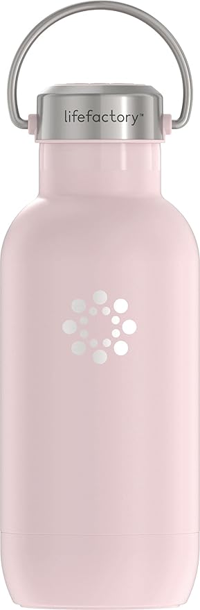 Lifefactory 16 oz Stainless Steel Sports Bottle with Chug Cap