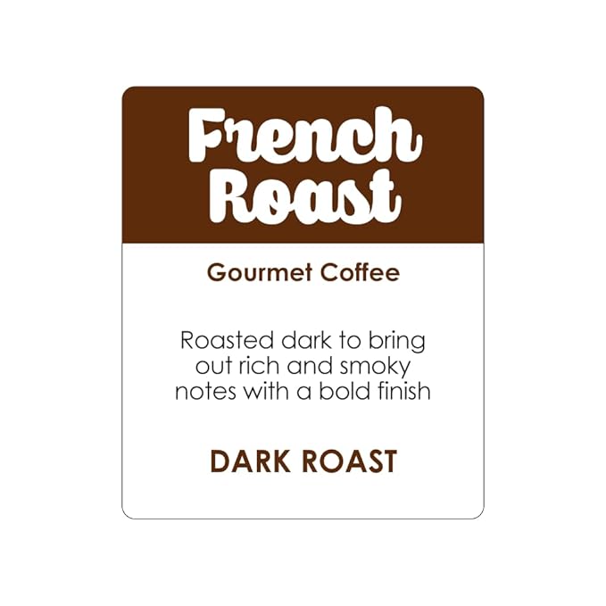 Donut Café – Gourmet Single Serve Coffee Pods for Keurig K-Cup Brewers, Dark Roast, 100% Arabica, Non-GMO & Gluten Free, French Roast Blend, 80 Count