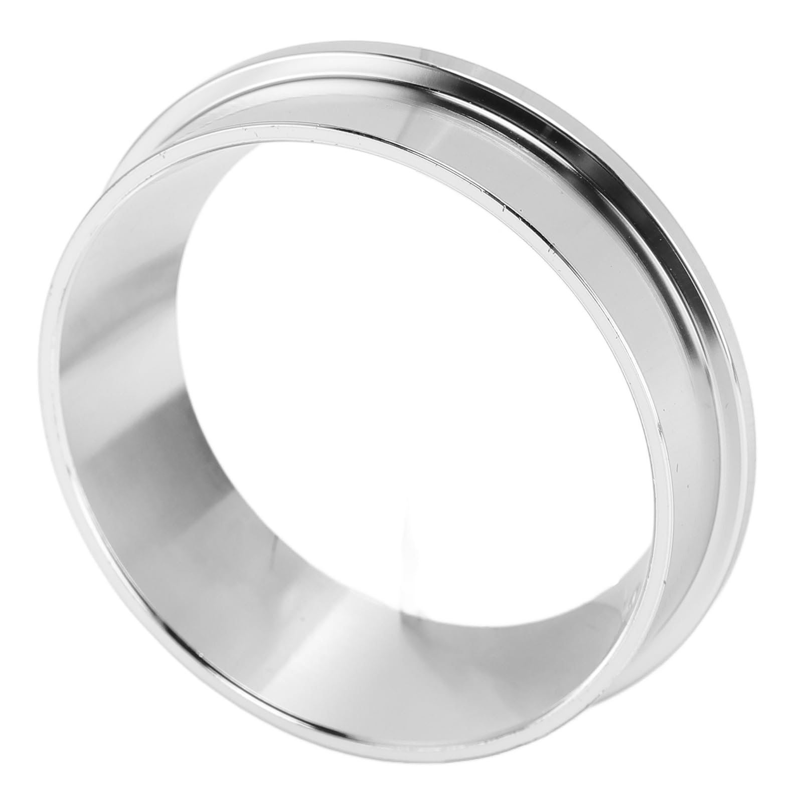 Sunicon 57.5MM Espresso Dosing Funnel, 304 Stainless Steel Coffee Dosing Ring Catcher Ring, Universal Coffee Dosing Ring Replacement for Home Coffee Machine Tools(Silver)