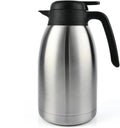 Heritage66 Thermal Coffee Carafe with Cleaning Brush – 68 oz (2 L) Vacuum Insulated Stainless Steel Beverage Dispenser, Keeps Drinks Hot 12 H/Cold 24 H, Ideal for Home, Office & Parties