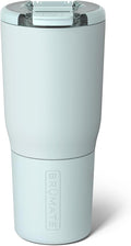 BrüMate Nav 25oz 100% Leak Proof Insulated Travel Tumbler with Magnetic BevLock™ Lid - Double Wall Cup-Holder Friendly Stainless Steel Mug (Blue Agave)