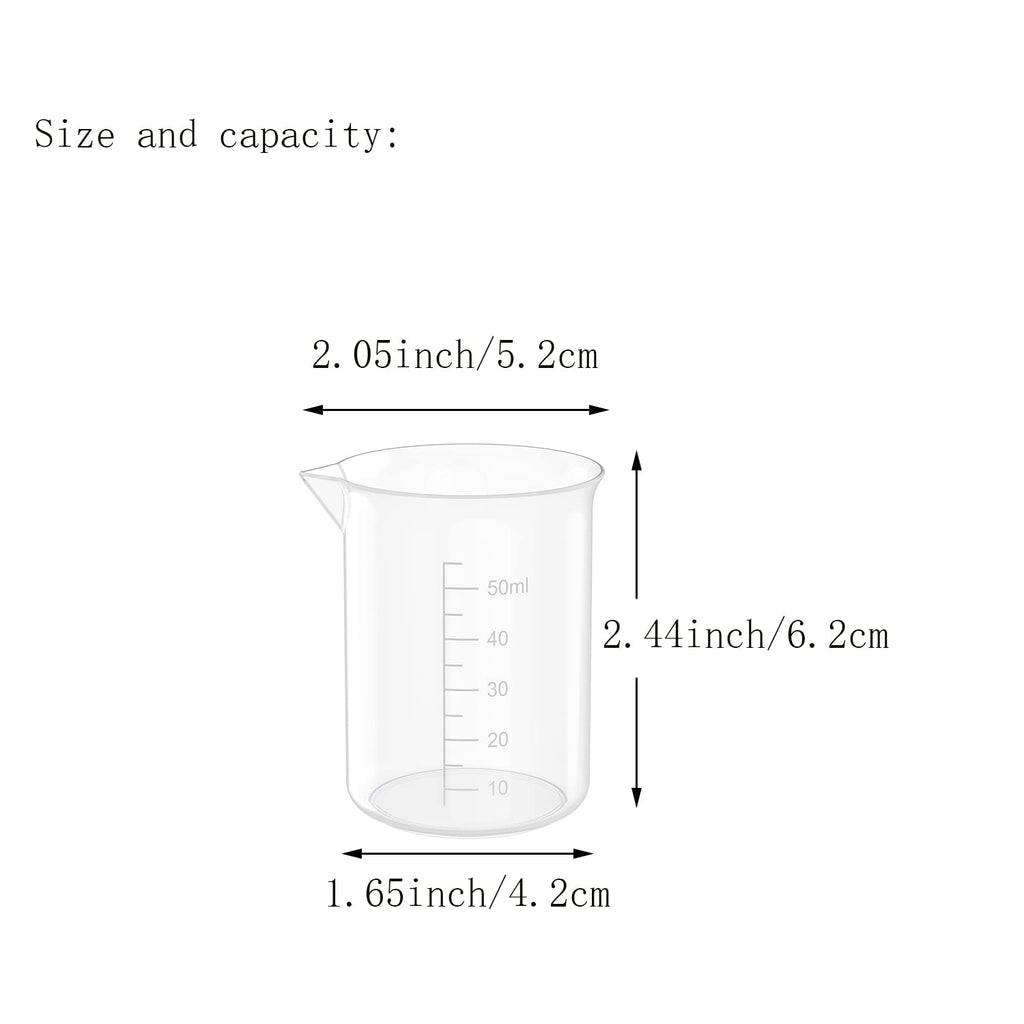 12 Pcs 17 Oz Transparent Experiment Measuring Cup