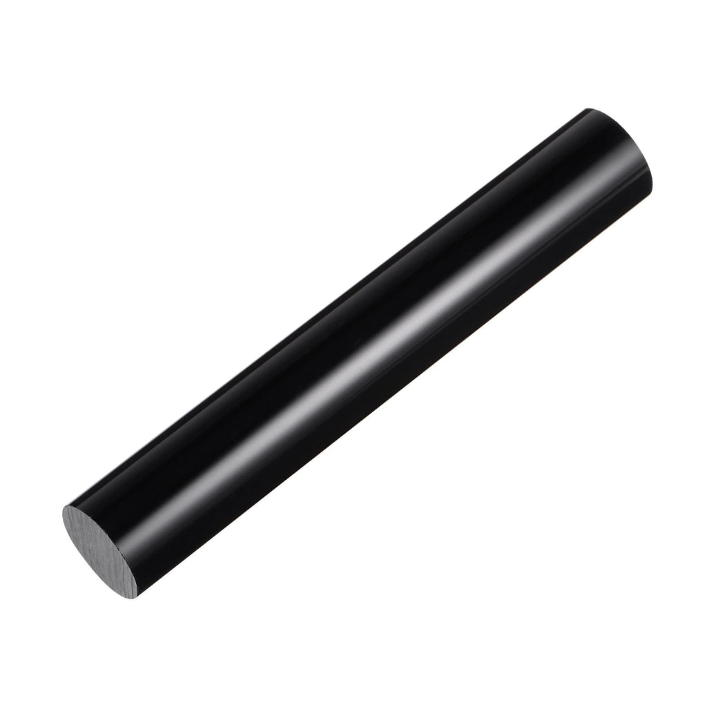 HARFINGTON Acrylic Clay Roller 6 Inch x 1 Inch Solid Non-Stick Plastic Round Tube Roller Polymer Clay Rod Fondant Rolling Pin for Shaping, Sculpting, Modeling DIY Crafts, Black
