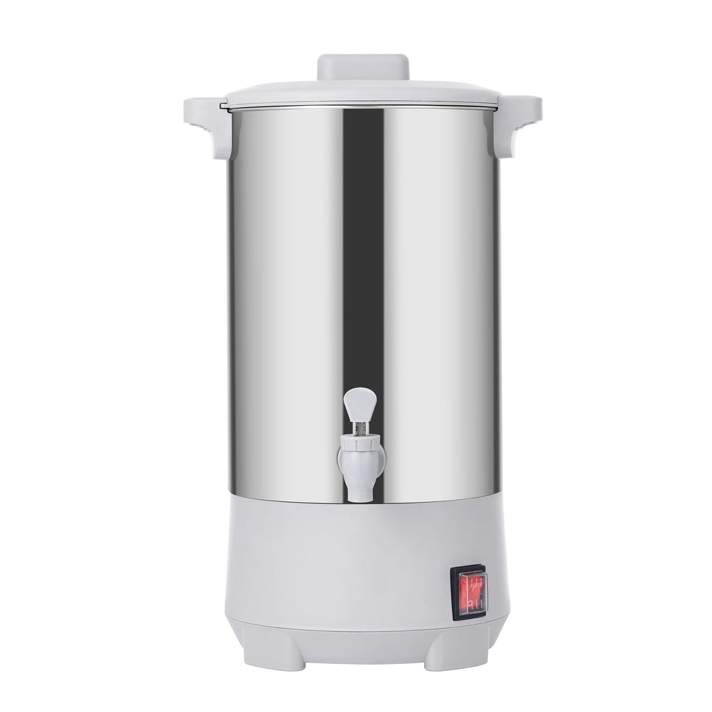 SYBO Commercial Grade Stainless Steel Percolate Coffee Maker Hot Water Urn for Catering, 30-Cup, 4.5L, Grey