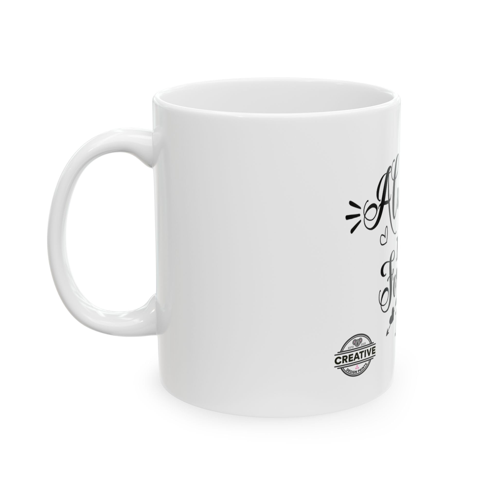 CREATIVE DESIGN PRINTS 11 OZ Novelty Coffee Mugs - Christmas Gift (Mother Forever Theme)