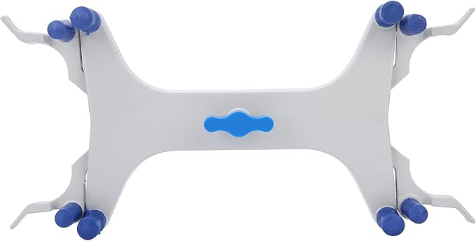 Burette Clamp Dual Holder, Aluminum Rubber Grip 24.6 cm