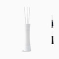 CREMA Coffee Products Weiss Distribution Technique (WDT) Tool | Even Coffee Ground Distribution for Better Extraction | Stainless Steel with Silicone Grip | Includes 6 Pins & Storage Vault | Silver