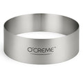 O'Creme Cake Ring Sturdy Stainless Steel Round Mousse Cake Ring Mold for Baking, Dessert Cake Decorating Pastry Rings 10 Inch Diameter x 3 Inch High