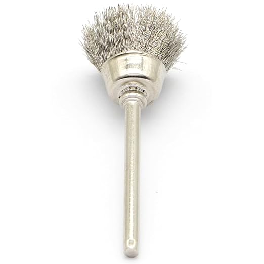 20PCS Wire Brushes - Metal Rust Removal, Polishing, Cleaning - 15mm Diameter, 3mm Shaft - Removes Burrs, Dust, and Oxide Layer - Handles Rough Surfaces - Designed for Industrial and DIY Enthusiasts