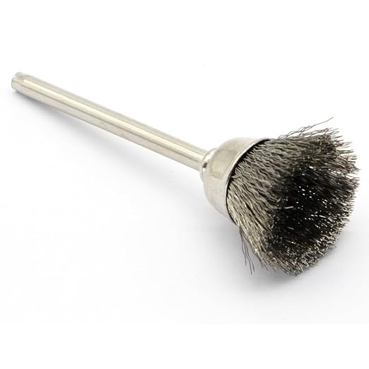 60-Piece Wire Brush Set - Metal Rust Removal, Polishing, Cleaning - Shaft 1/8″ (3mm) - Removes Burrs, Dust, and Oxide Layer - Handles Rough Surfaces - Designed for Industrial and DIY Enthusiasts