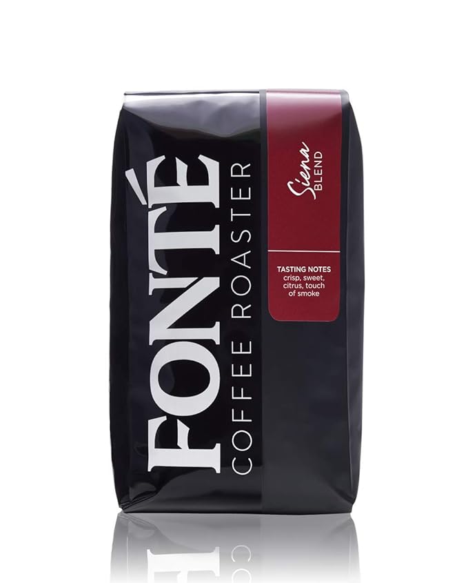 Fonte Coffee Roaster - French Press - Medium-Dark Fresh Roast - Roasted in Seattle - Single Origin - Bold, Tangy, Cocoa, Balanced - 12 oz - Espresso Reserve