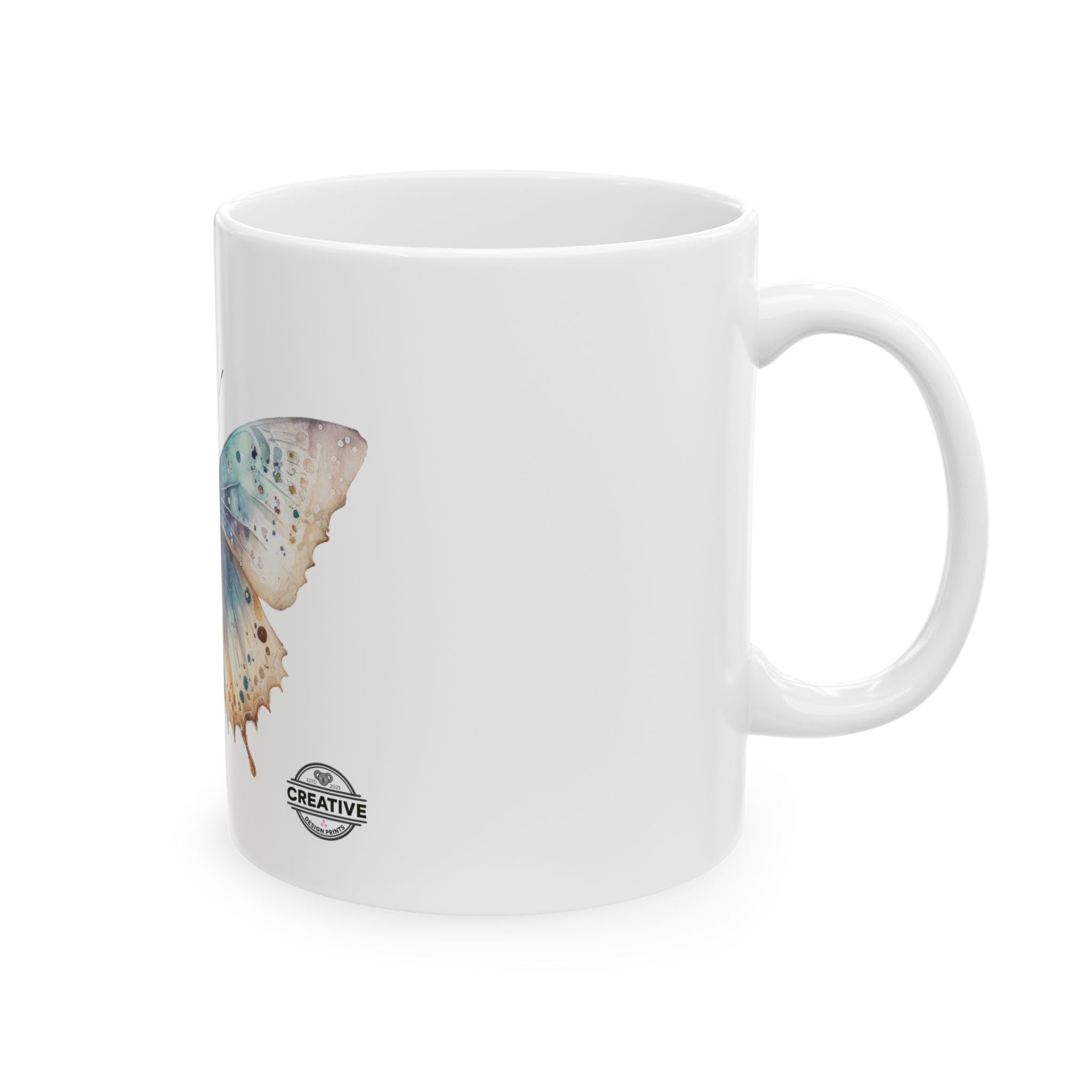 CREATIVE DESIGN PRINTS 11 OZ Novelty Coffee Mugs - Christmas Gift (Butterfly Theme)