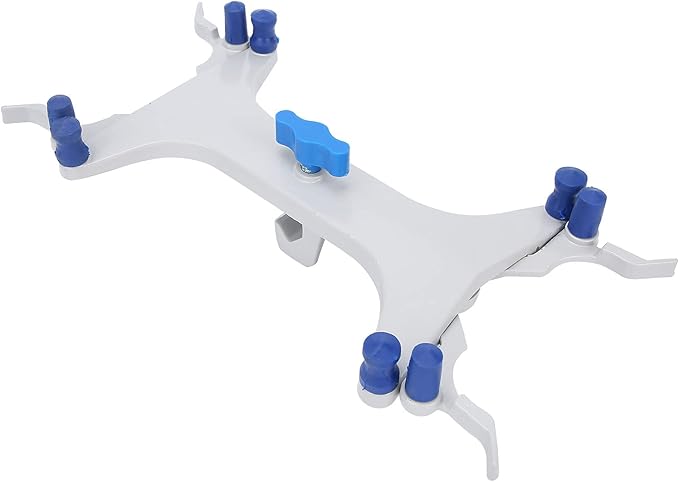 Burette Clamp Dual Holder, Aluminum Rubber Grip 24.6 cm