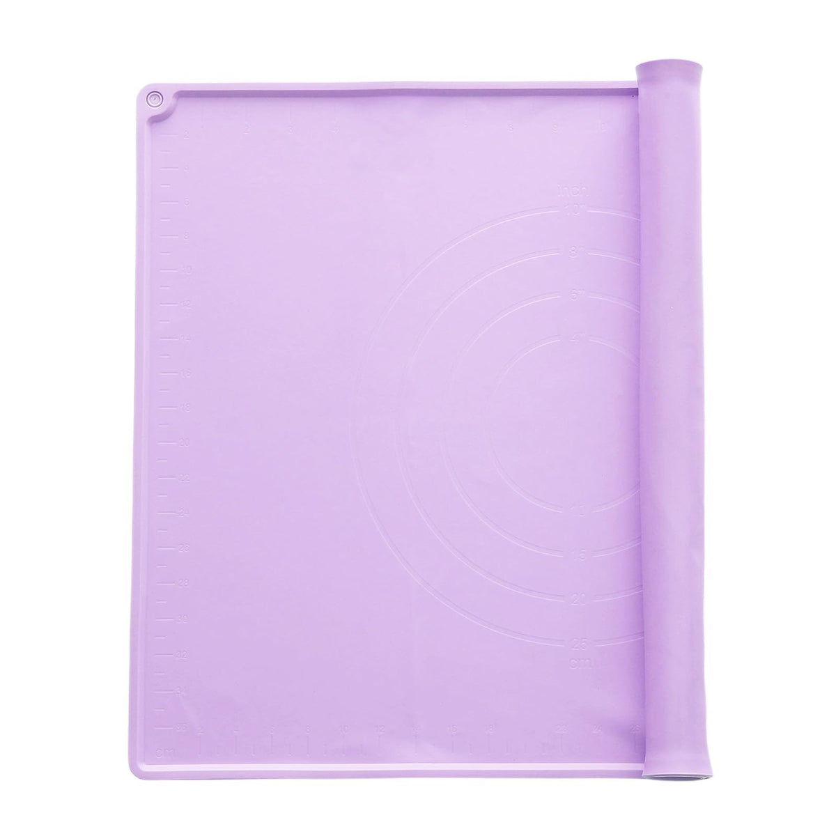uxcell Silicone Pastry Mat, 19.7" x 15.8" Silicone Baking Mat with Measurements, Non-Stick Dough Rolling Mat for Making Pastry Cookies Bread Pizza Pink