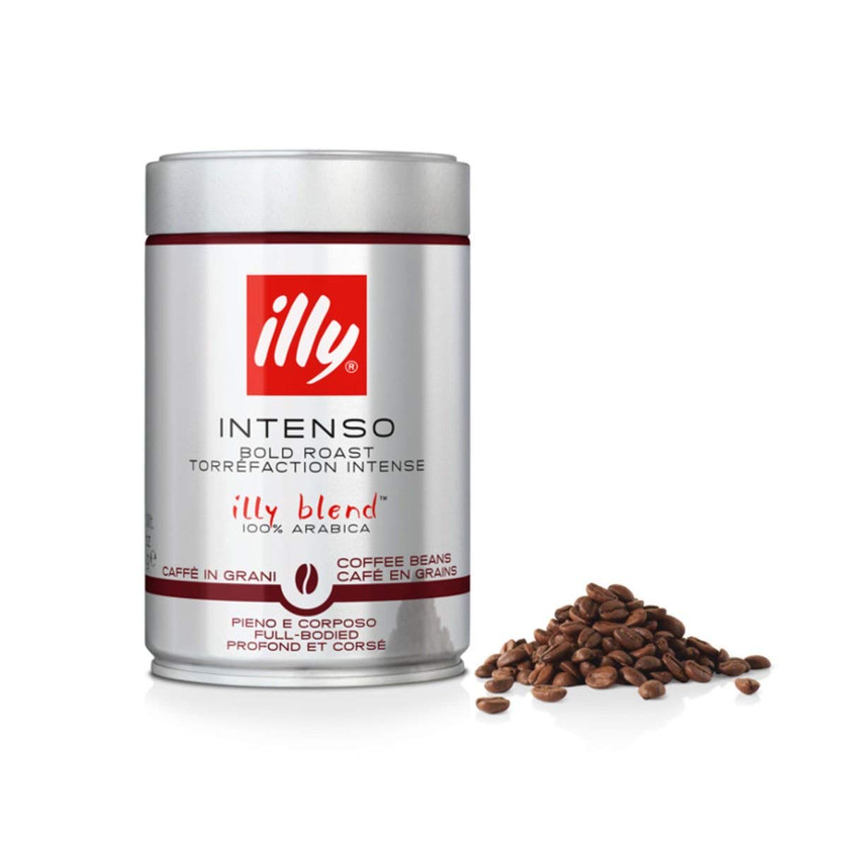 illy Whole Bean Coffee, Intenso Bold Roast, 8.8oz, 12 Pack