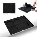 watchget Silicone Espresso Tamping Mat Tamp Station, Black