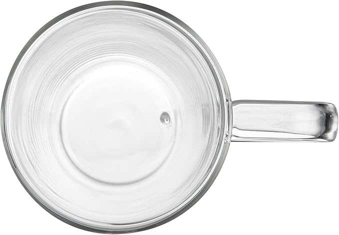 Restaurantware 5 oz Professional Glass Mug, 2 Pack