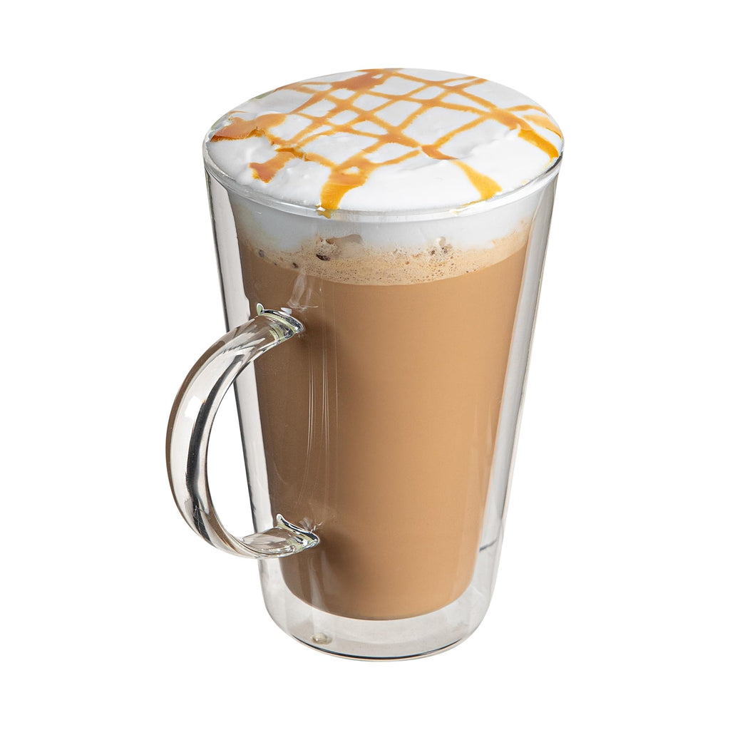 Restaurantware 14 oz Professional Glass Mug, 2 Pack