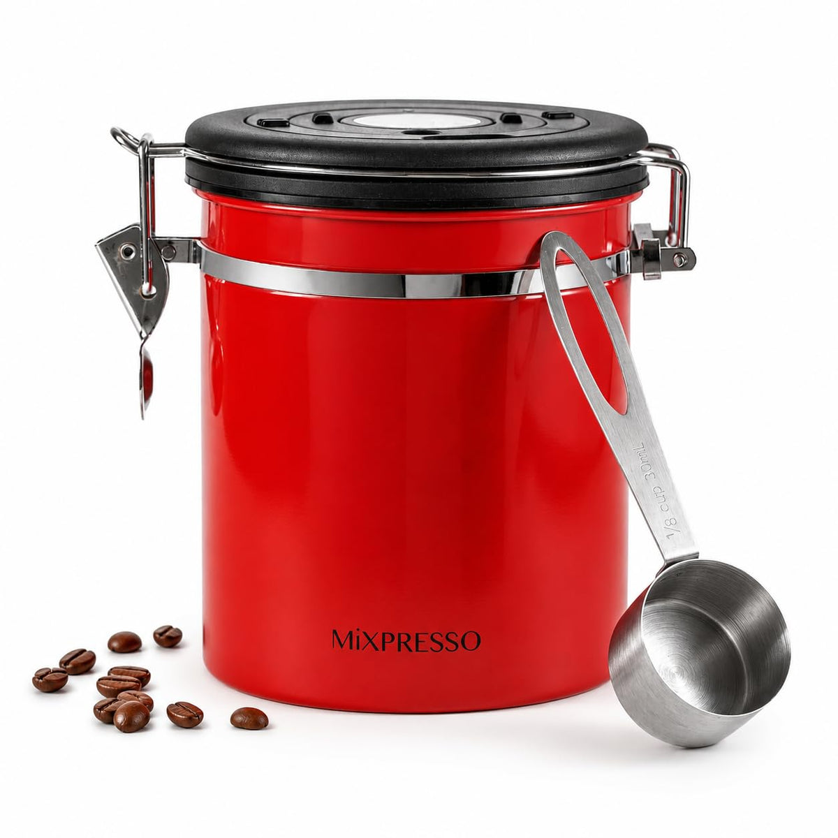 Mixpresso Coffee Canister, Airtight Coffee Bean Storage Container 16oz