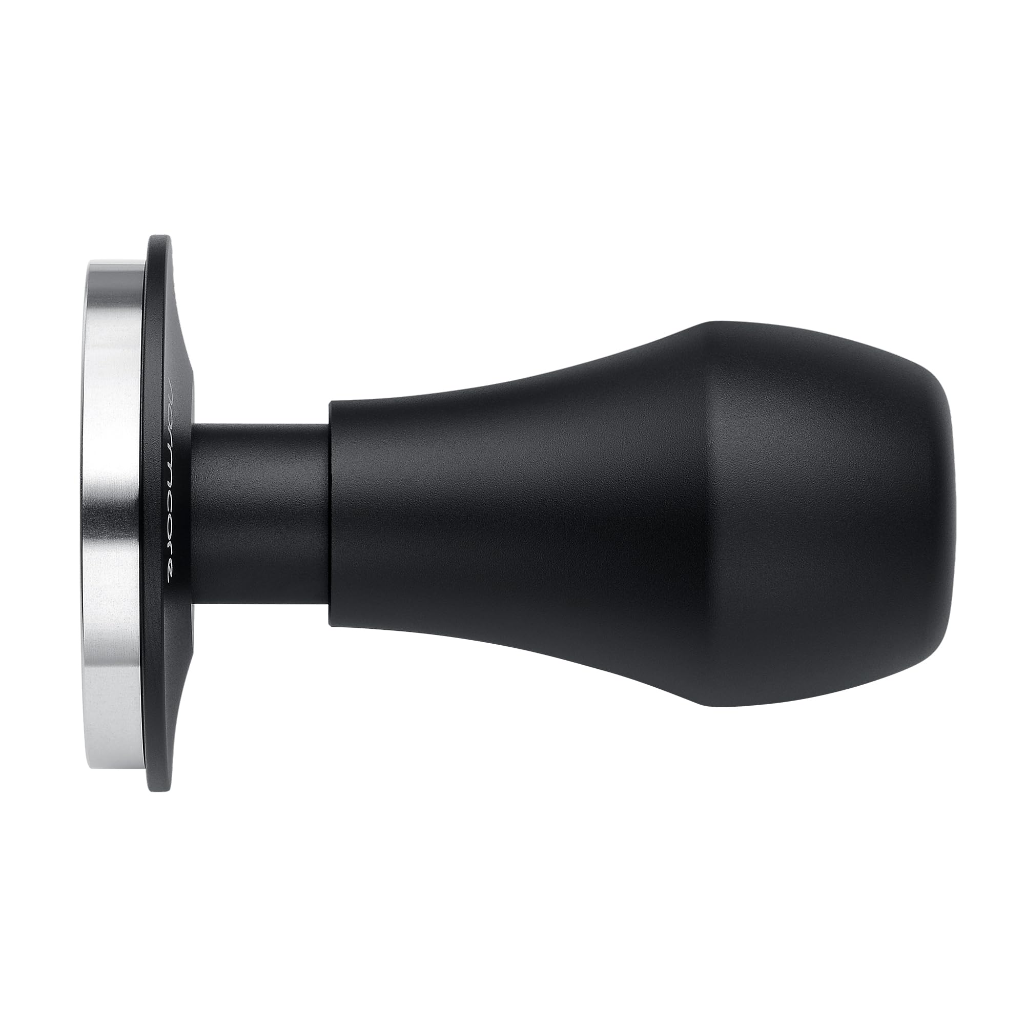 Normcore 58.5mm Coffee Tamper V4.1 with Click Sound Feedback, Spring Loaded Tamper With Stainless Steel Flat Base, Compatible with 58mm Espresso Machine Portafilter, Black