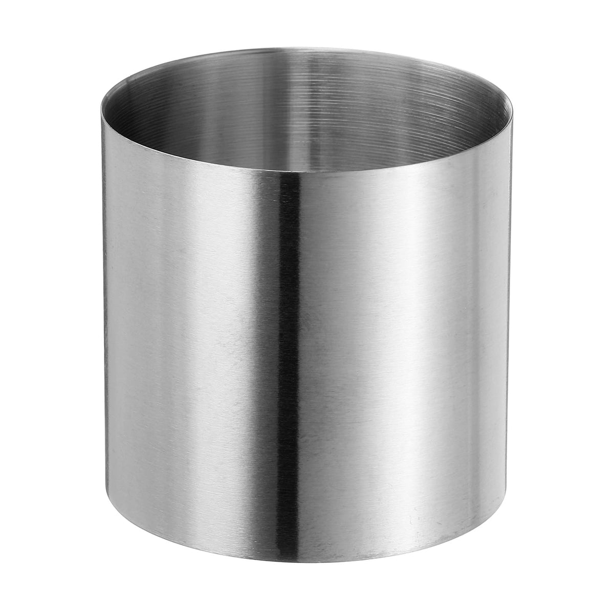 HARFINGTON Round Cake Ring 5 x 2 Inch Seamless Stainless Steel Pastry Mousse Dessert Ring Mirror Coating for Baking Cooking Making Tool