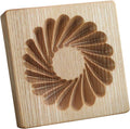 Wooden Cookie Biscuit Mold, 3D Baking Mold, Embossing Craft Decorating Baking Tool, Suitable for Halloween Thanksgiving Christmas Kitchen DIY (Shape E 10 * 10 * 2)