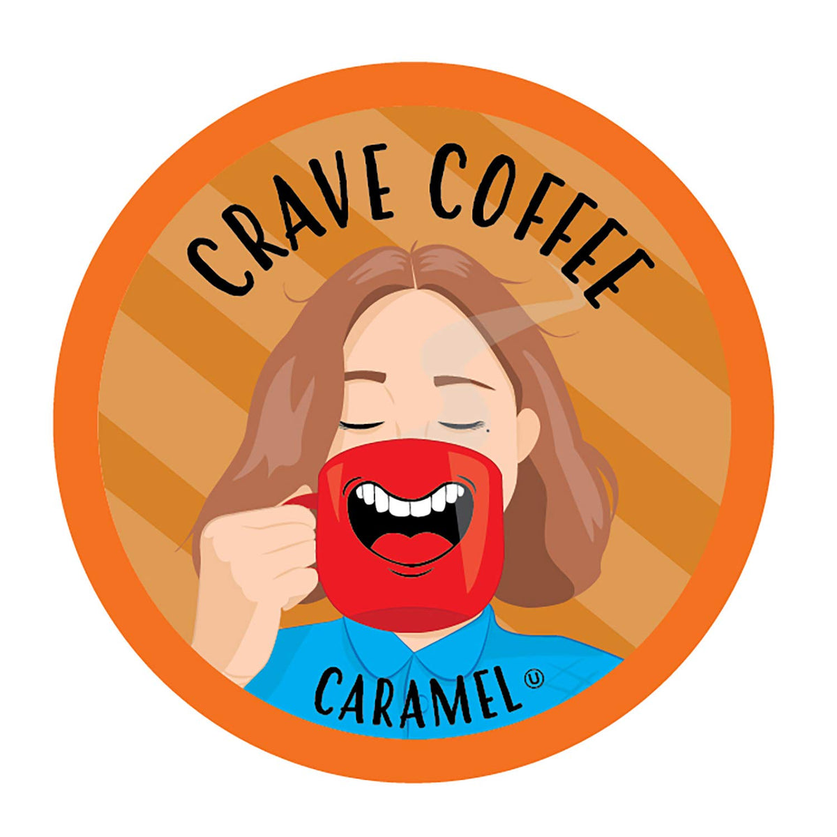 Crave Beverages Flavored Coffee Pods Sampler, Compatible with 2.0 K-Cup Brewers, Assorted Variety Pack, 40 Count (Pack of 1)
