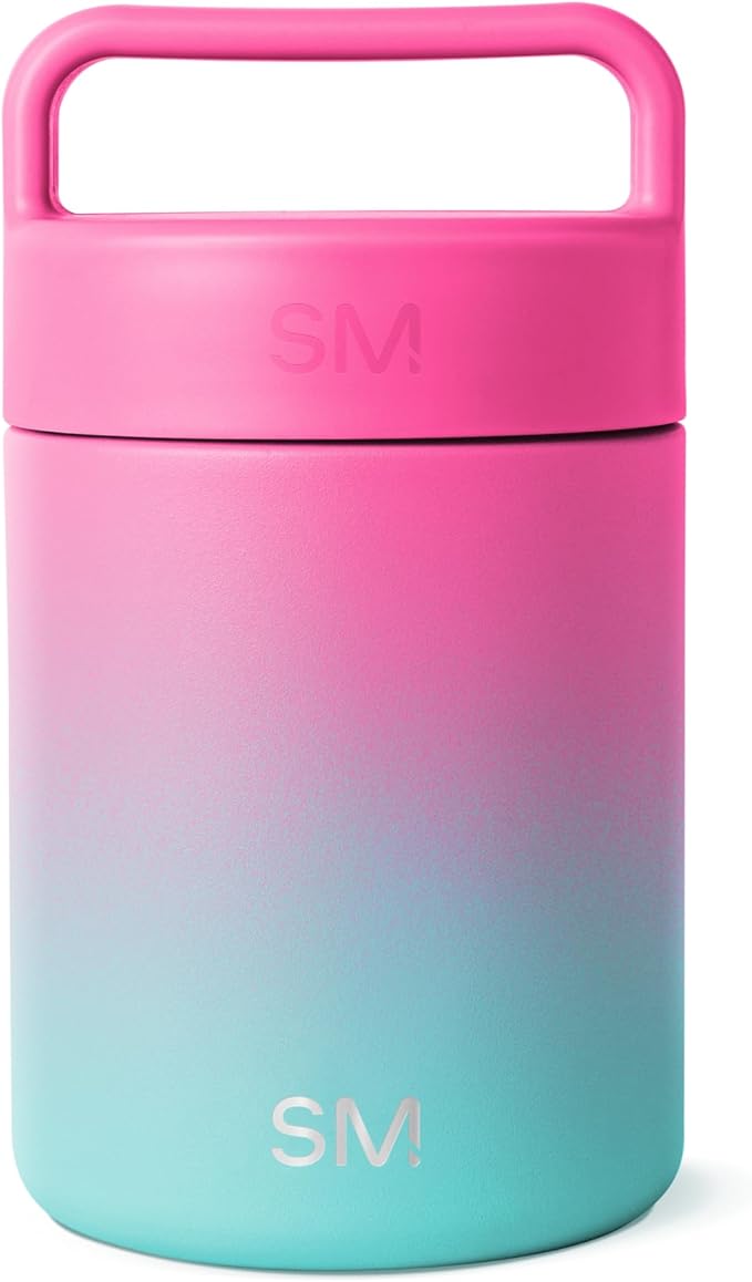 Simple Modern Food Jar for Hot Food | Reusable Stainless Steel Vacuum Insulated Leak Proof Lunch Storage for Smoothie Bowl, Soup, Oatmeal | Provision Collection | 12oz | Sorbet