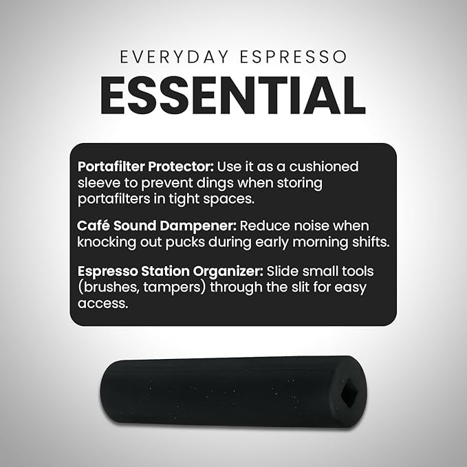 Rattleware Rubber Replacement Knock Box Bar Cover - Durable & Easy-to-Install Espresso Waste Solution, Fits Select Models with Welded Bars, High-Quality Design (6.25")