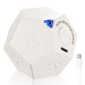 KADAMS Pomodoro Cube Timer Productivity-11 Preset Countdowns, Flip-to-Start Gravity Activation - Sound Vibrate Mute Rechargeable - Ideal for ADHD Kid Kitchen Classroom Cook Study Exercise - White