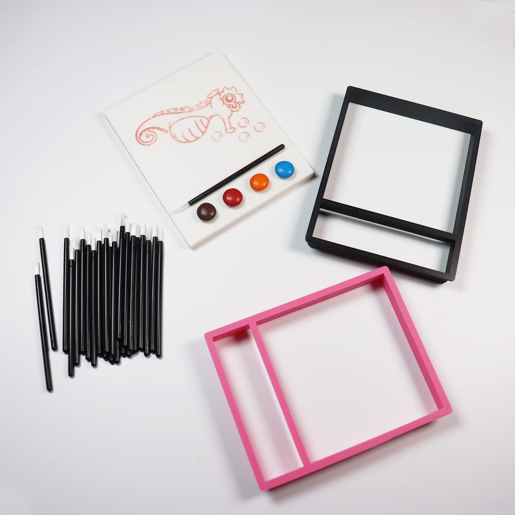 Cookie Cutter and Stencil Bundle Royal Icing Cookies Stencils Paint Your Own Biscuit Bakery Starter Kits Royal Icing Fondant Cutters Birthday Wedding Holiday Cookies Painting Coloring Pages Comb