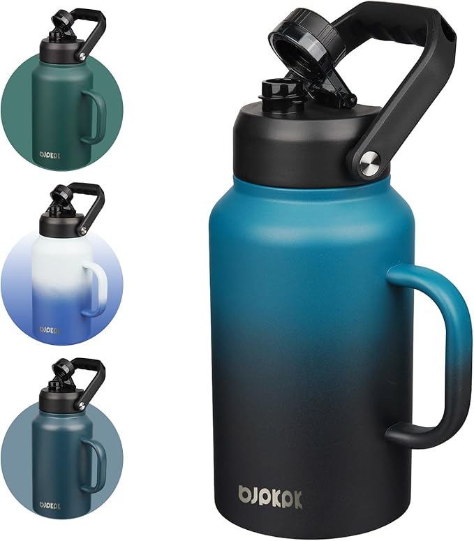 BJPKPK 87oz Stainless Steel Water Bottle, Large Insulated Water Jug