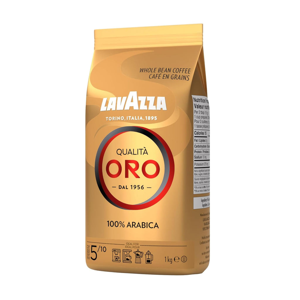 Lavazza QualitÃƒÆ’ Oro, 1er Pack (1 x 1 kg Packung)